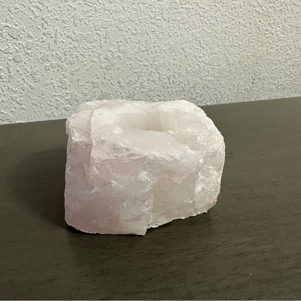 Gemstone Crystal Candle Holder